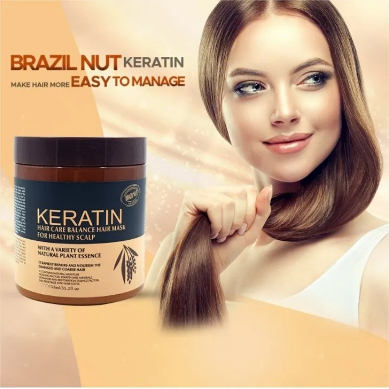 03_1753001136.jpg Brazil Nut Keratin Hair Mask 500ml | Nourishing, Strengthening & Smoothing Hair Treatment - Image 4