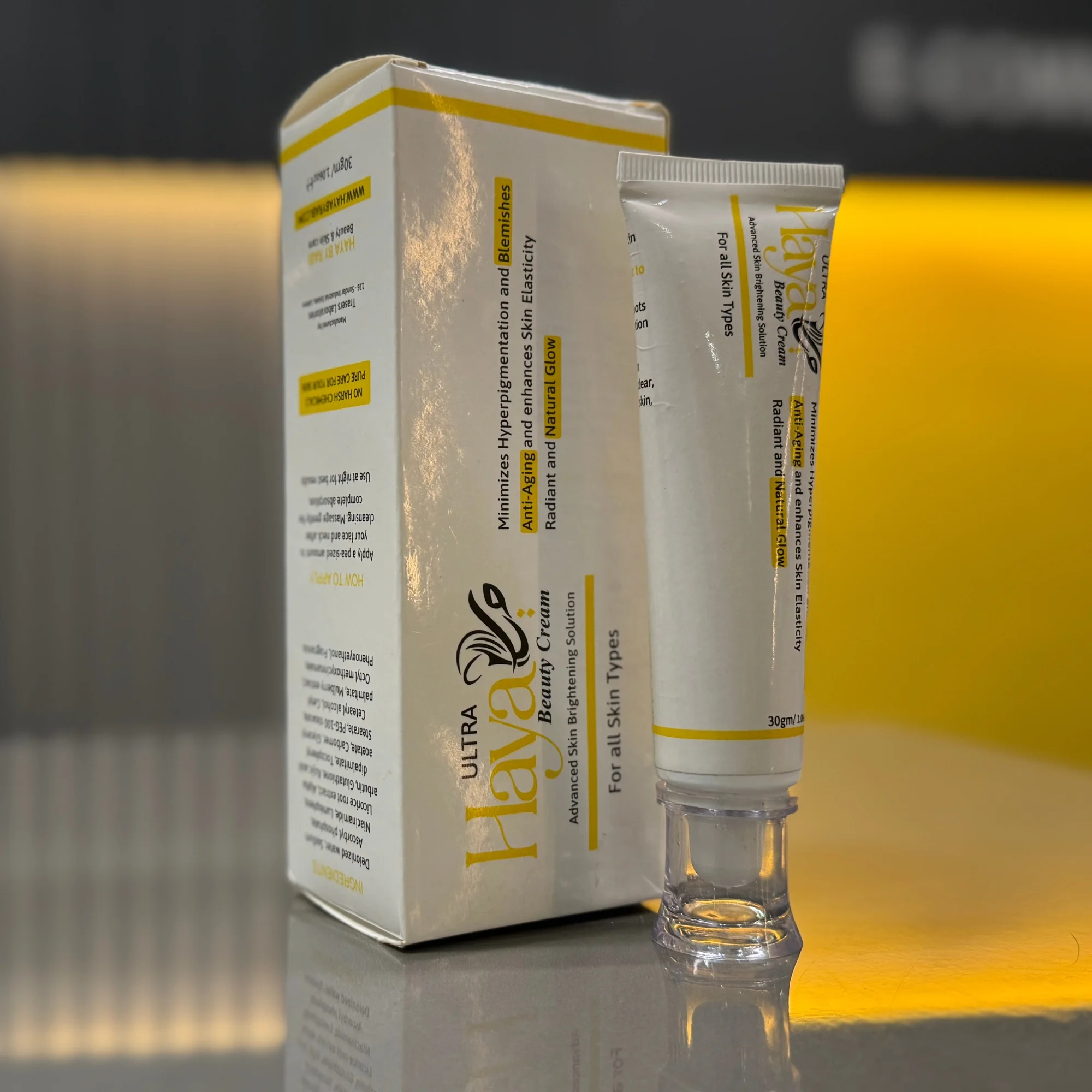 100_1756462935.webp Haya Ultra Beauty Cream | Advanced Skin Brightening Solution for All Skin Types 30gm - Image 6