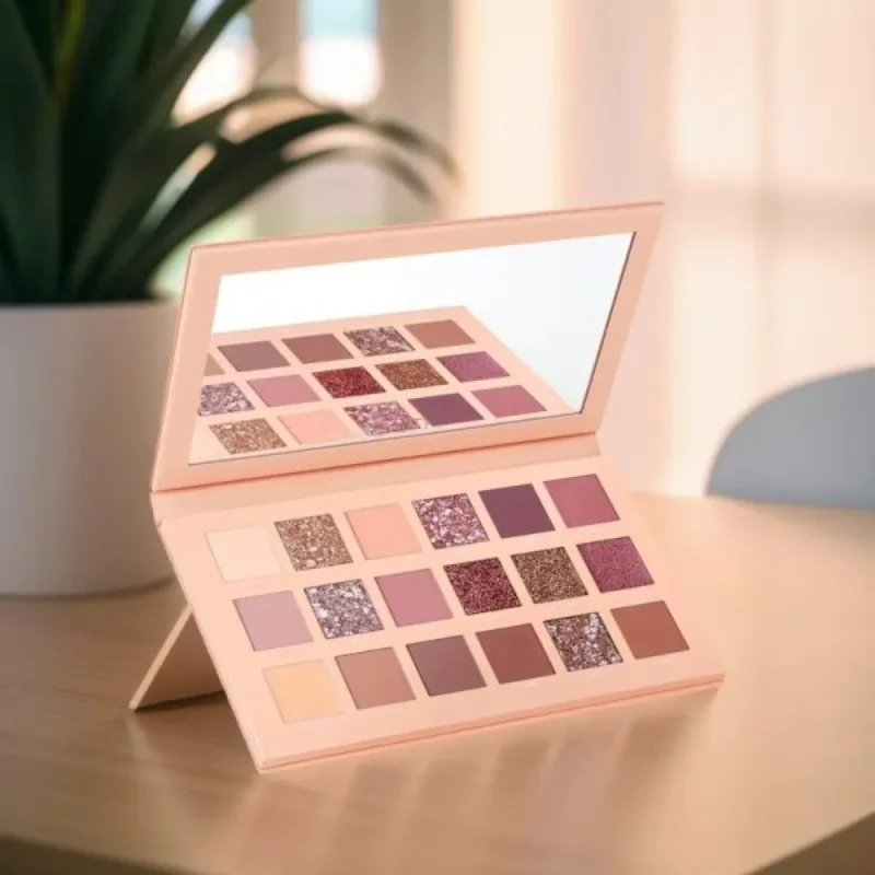 11_1756301075.webp 18 Colors Nude Eyeshadow Palette | Matte & Shimmer Pigmented Shades, Long-Lasting
