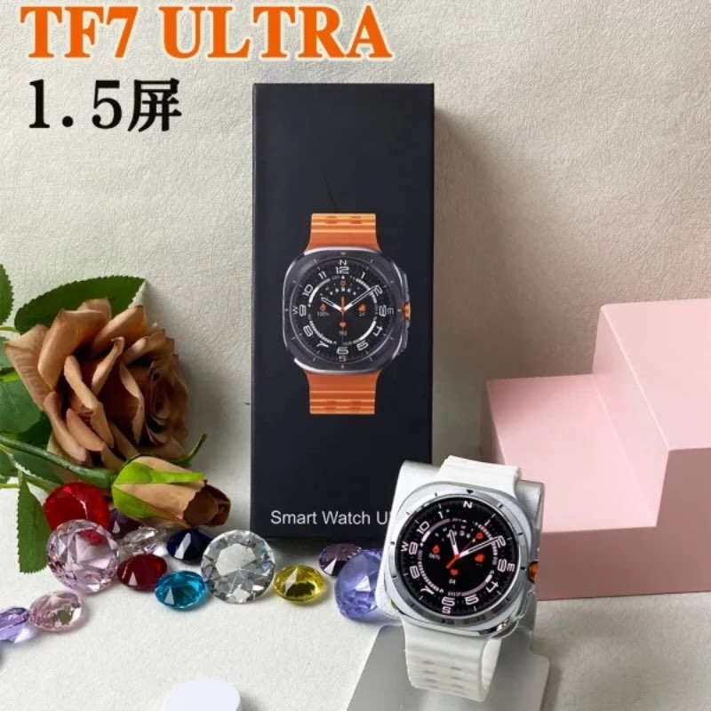 Products 800x800 - 1 TF7 Ultra Smart Watch | Metal Body, AMOLED Display, Bluetooth Calling, Fitness & Health Tracker - Image 8