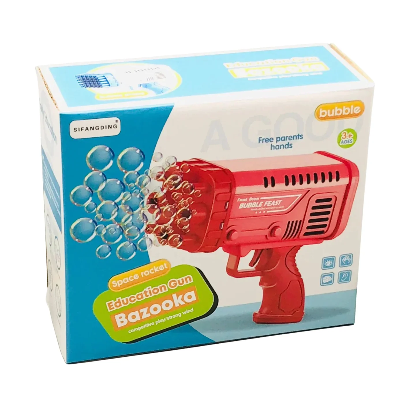 1_1756757653.webp Bazooka Bubble Water Gun | Bubble Blaster Toy for Kids | Outdoor Fun - Image 3