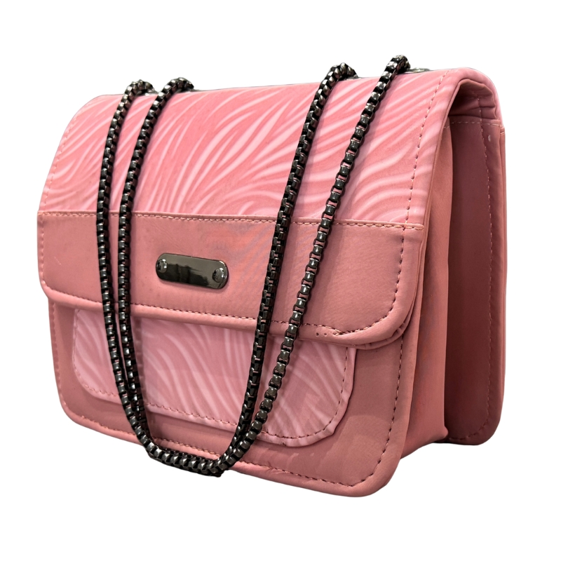 1_1758779758.jpg Luxury Women’s Shoulder Bag in Pink Faux Leather for Casual, Work, and Formal Use - Image 4