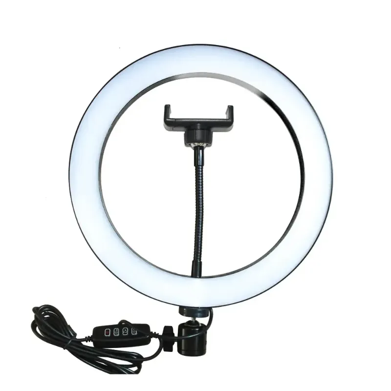 26CM-LED-Studio-Camera-Ring-Light-Photography-800x800-1_1748121160.webp MJ36 RGB LED Ring Light 36cm with 16 Colors, Brightness Control & Phone Holder - Image 4