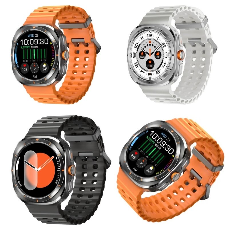 Products 800x800 - 2 TF7 Ultra Smart Watch | Metal Body, AMOLED Display, Bluetooth Calling, Fitness & Health Tracker - Image 7