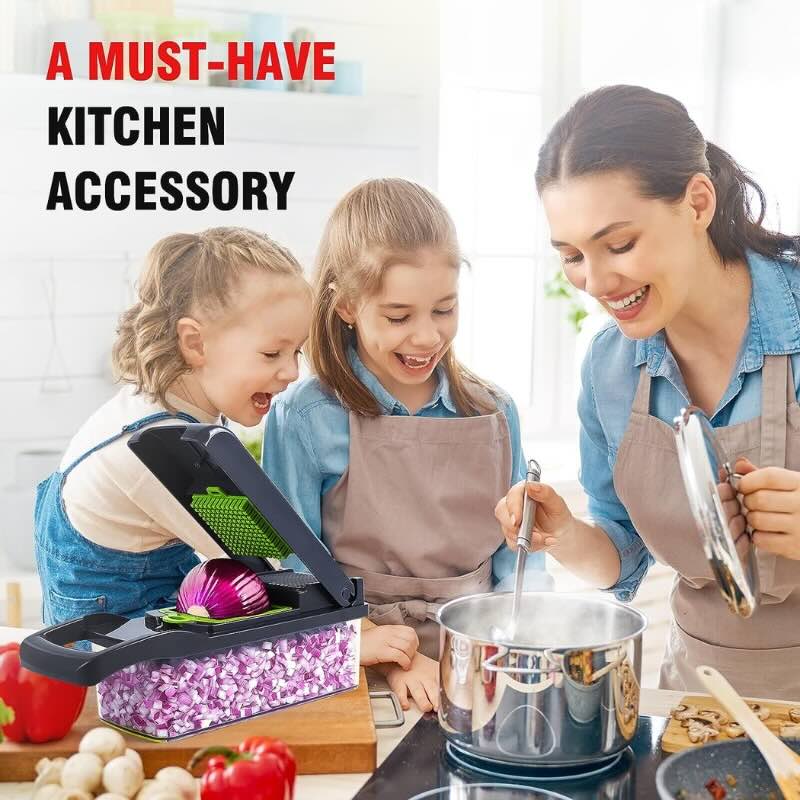 Products 800x800 - 2 16-in-1 Mandoline Slicer & Vegetable Chopper | Multifunctional Food Cutter & Grater - Image 7