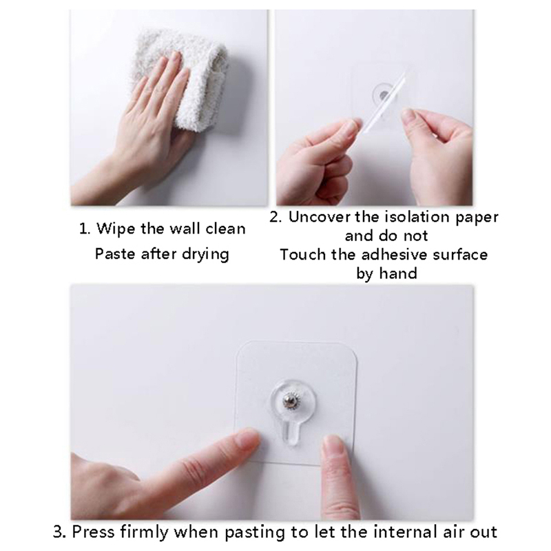 3-3_1726837460.jpg 4 PCs Punch-Free Screw Hanger | Non-Marking Wall Hook Stickers | Heavy-Duty Picture & Decor Holder - Image 6