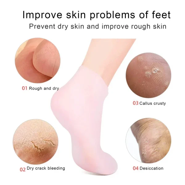 3-6-600x600_1728909993.webp Silicone Jelly Socks | Ultra-Moisturizing Gel Foot Care & Spa Therapy | Without Box - Image 3