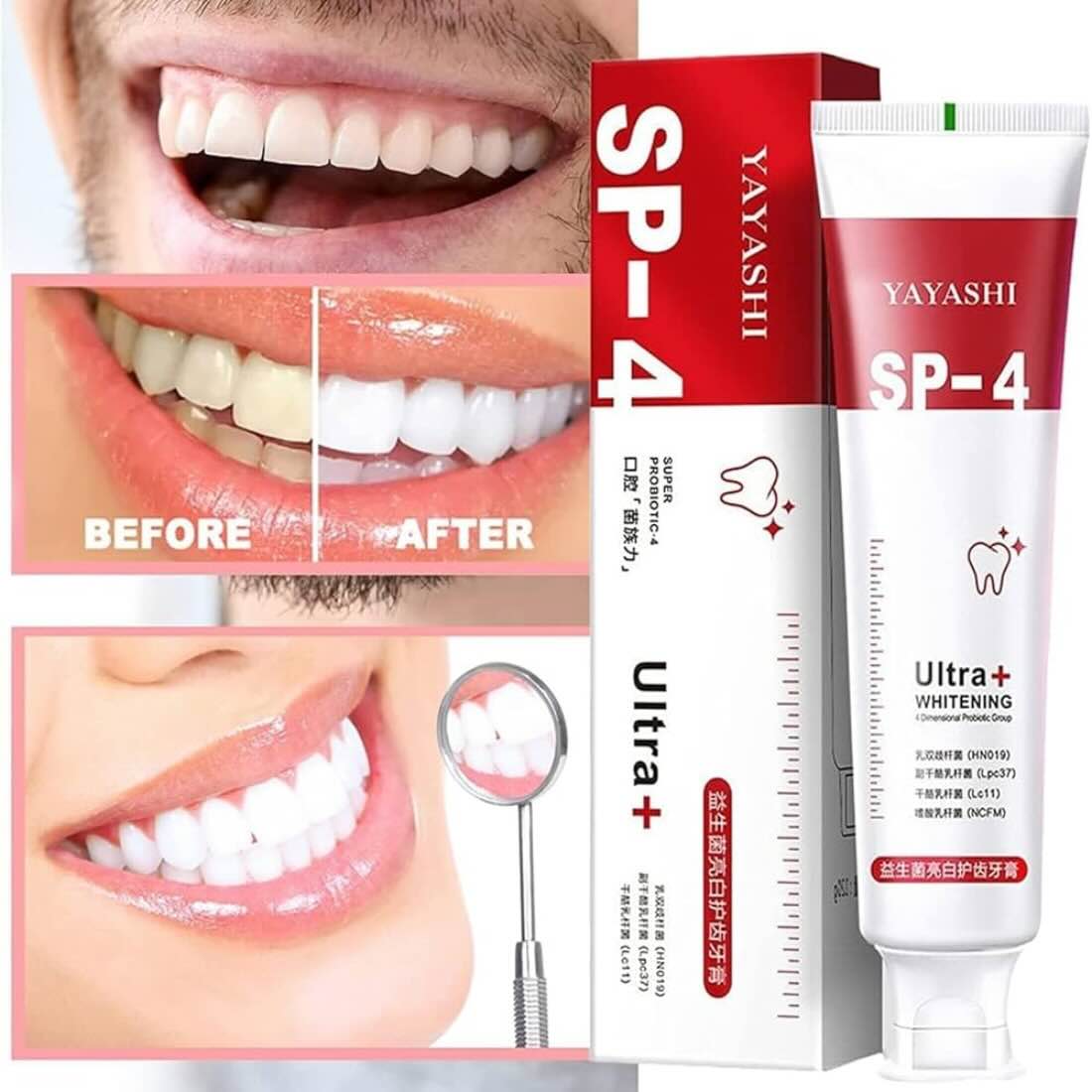 Product for Website - 3 Yayashi SP-4 Ultra Whitening Toothpaste | Stain Remover & Fresh Breath Formula - Image 3