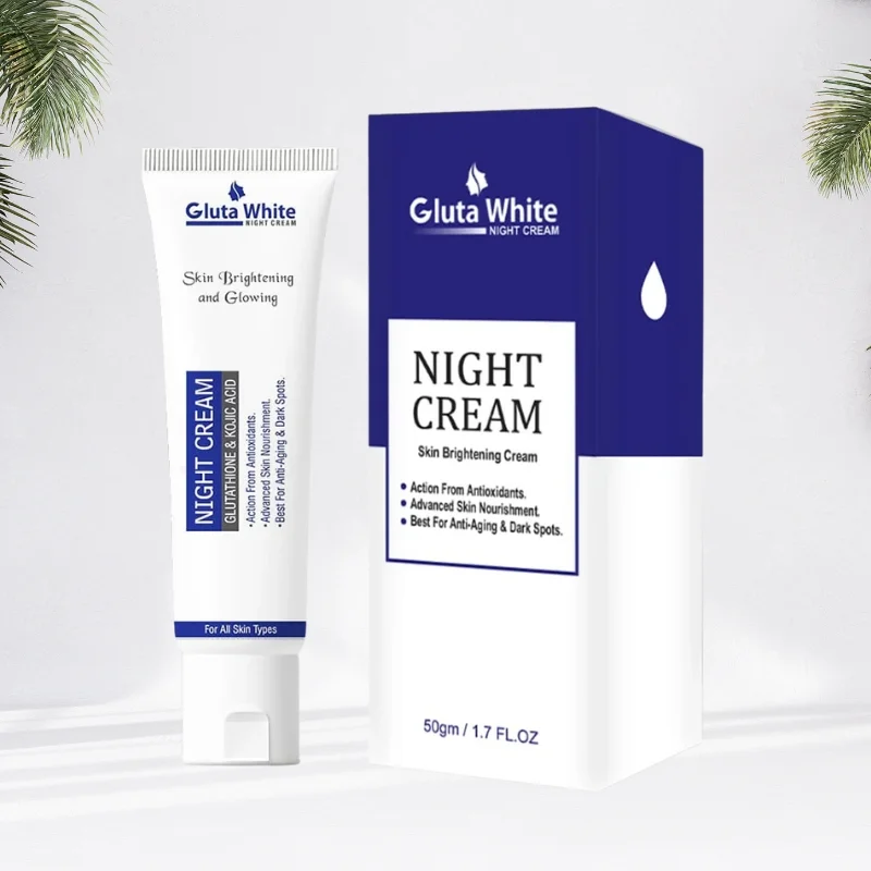 gluta white night cream | advanced brightening & anti aging formula with glutathione & vitamins (50ml) gluta white night cream | advanced brightening & anti aging formula with glutathione & vitamins (50ml)