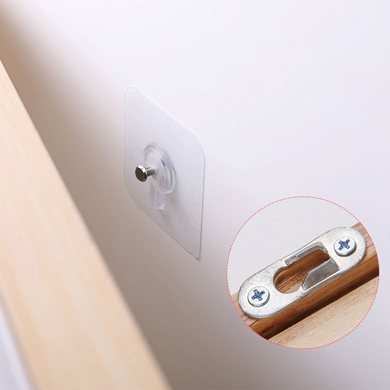 4-1_1726837460.jpg 4 PCs Punch-Free Screw Hanger | Non-Marking Wall Hook Stickers | Heavy-Duty Picture & Decor Holder - Image 5