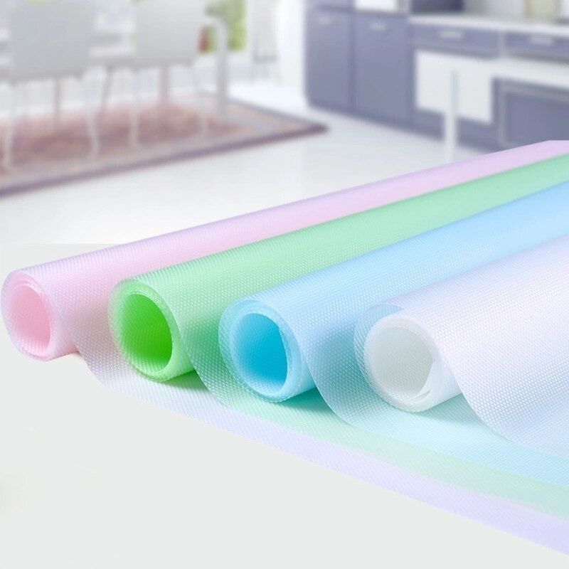 Refrigerator, Table & Drawer Mats | Shelf Liners, Washable & Waterproof (Random Colors) - Image 3