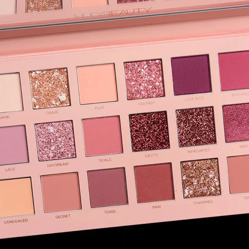 4_1756301074.webp 18 Colors Nude Eyeshadow Palette | Matte & Shimmer Pigmented Shades, Long-Lasting - Image 7