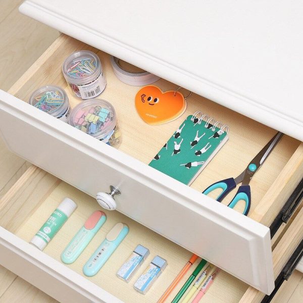 Refrigerator, Table & Drawer Mats | Shelf Liners, Washable & Waterproof (Random Colors) - Image 4