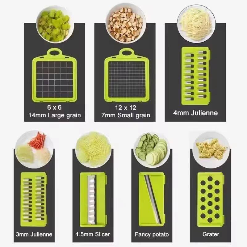 Products 800x800 - 5 16-in-1 Mandoline Slicer & Vegetable Chopper | Multifunctional Food Cutter & Grater - Image 5