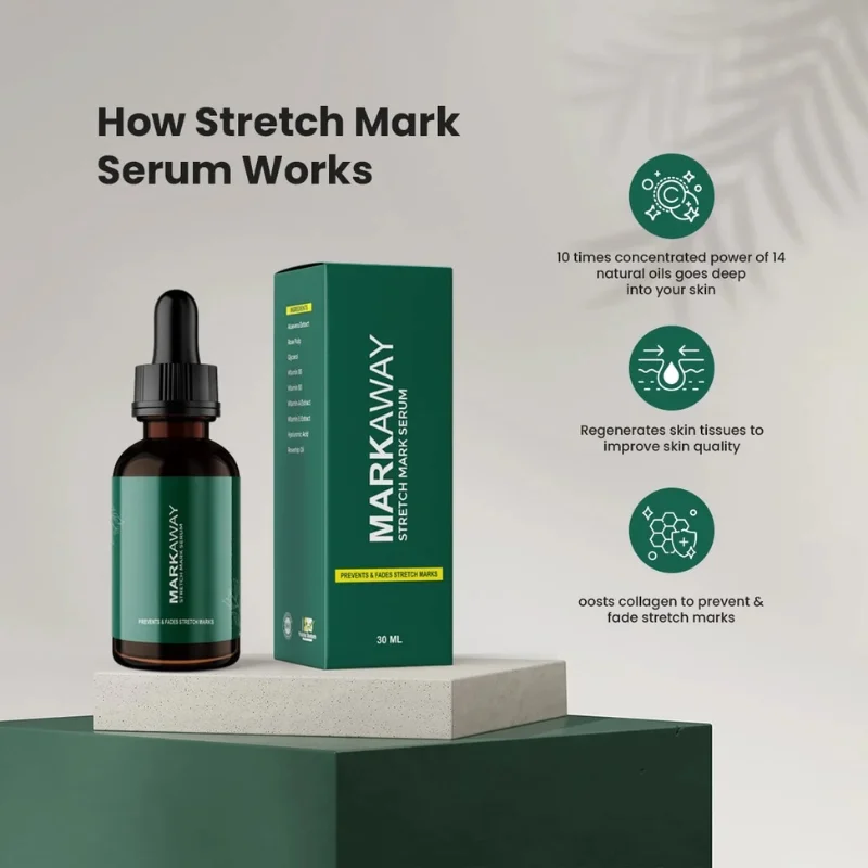 5_1756298144.webp Markaway Stretch Mark Serum 30ml | Herbal Formula for Scars & Skin Elasticity - Image 3
