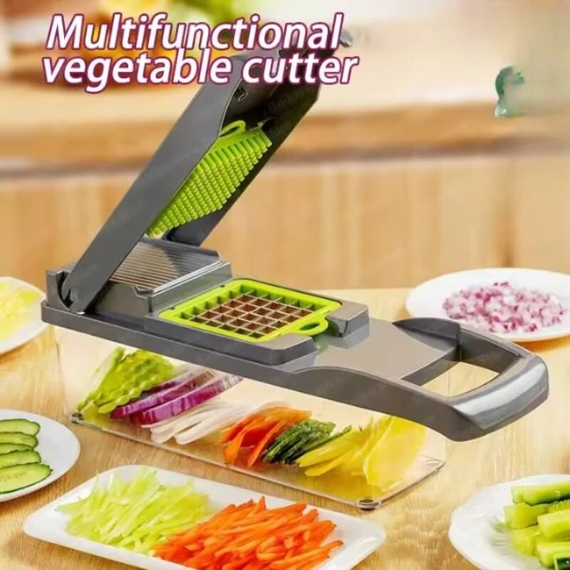 Products 800x800 - 6 16-in-1 Mandoline Slicer & Vegetable Chopper | Multifunctional Food Cutter & Grater - Image 4