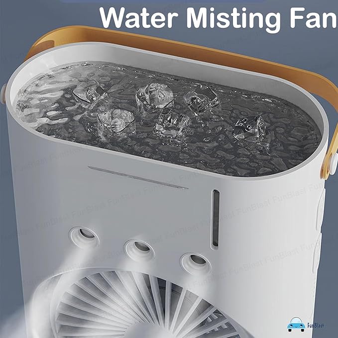 71SRAy5QYBL._SX679__1746306632.jpg Mini Double Head Mist Fan with LED Light & Humidifier | Portable USB Air Cooler for Home Office Travel