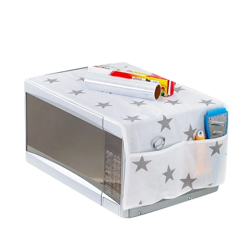 7_1754931208.webp Oven & Microwave Cover | Waterproof Oil Dust Protector with Double Side Pockets