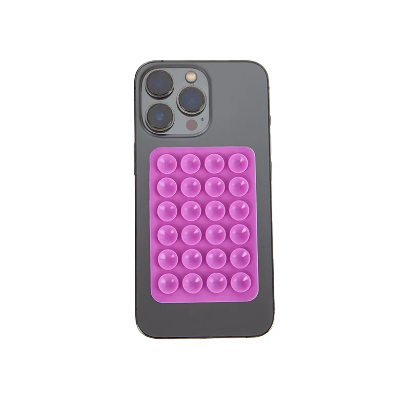 7b1d82781bc764200c42f4efb863cb93.jpg_2200x2200q80.jpg__1728553006.webp Stick & Grip Suction Cup Phone Holder | Reusable Silicone Pad | Random Color - Image 2