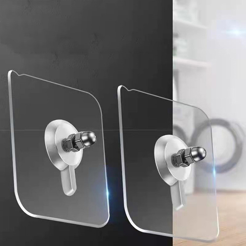 8_1726837460.jpg 4 PCs Punch-Free Screw Hanger | Non-Marking Wall Hook Stickers | Heavy-Duty Picture & Decor Holder