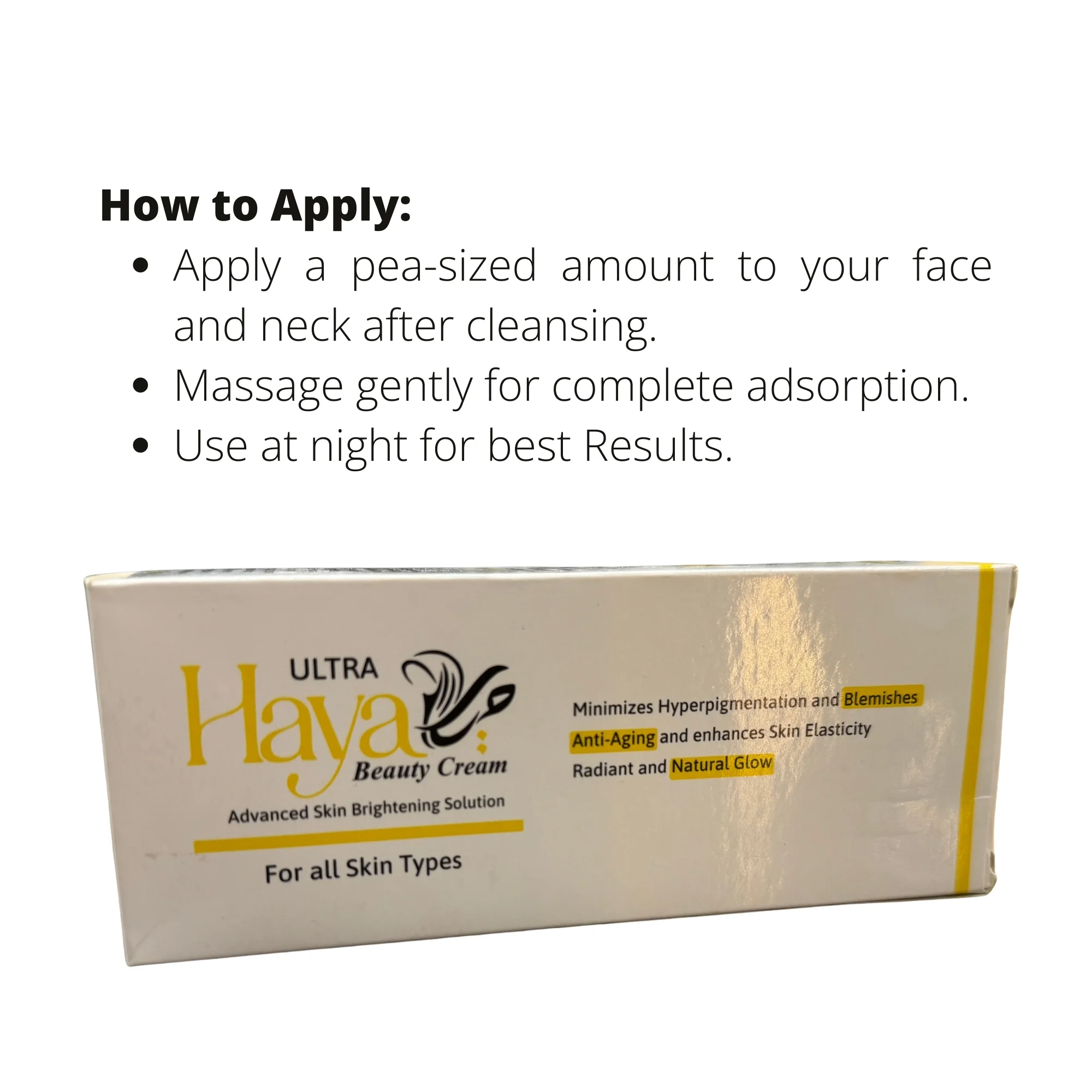 99_1756462934.webp Haya Ultra Beauty Cream | Advanced Skin Brightening Solution for All Skin Types 30gm - Image 7