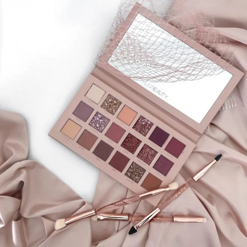 9_1756301075.webp 18 Colors Nude Eyeshadow Palette | Matte & Shimmer Pigmented Shades, Long-Lasting - Image 3