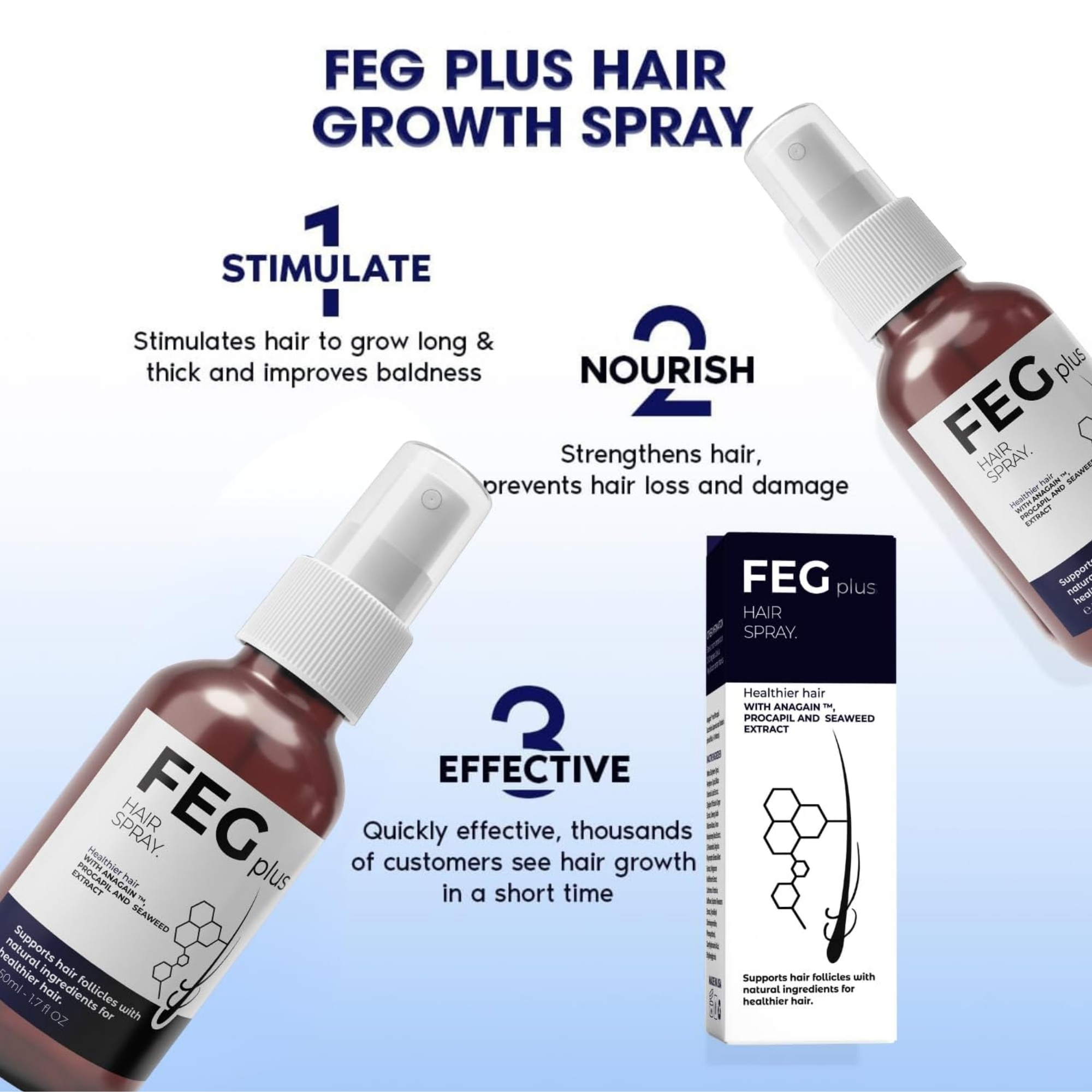 Feg3_1757932804.jpg FEG Plus Hair Growth Spray 50ml | Anti-Hair Loss & Regrowth Solution - Image 4