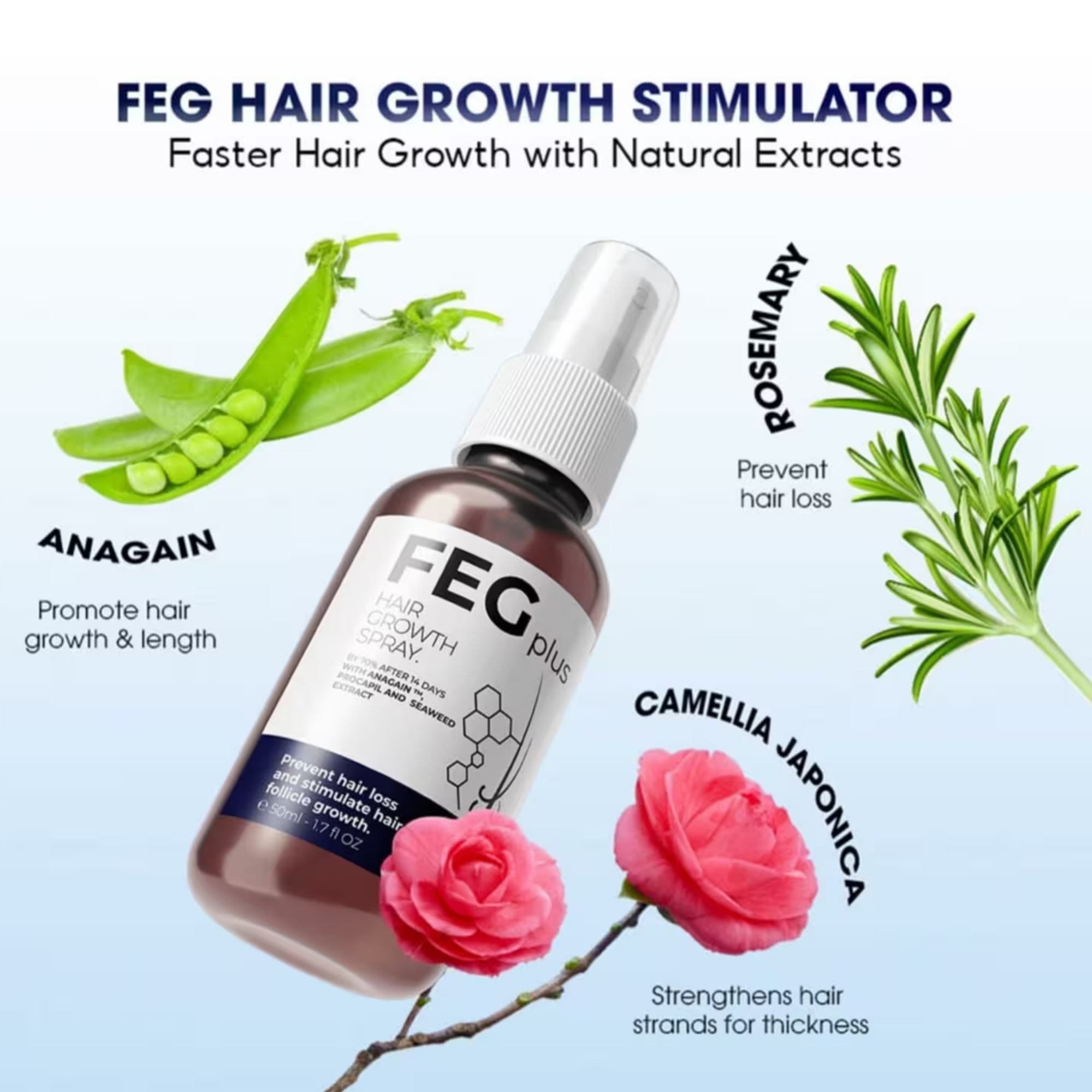 Feg8_1757932805.jpg FEG Plus Hair Growth Spray 50ml | Anti-Hair Loss & Regrowth Solution - Image 8