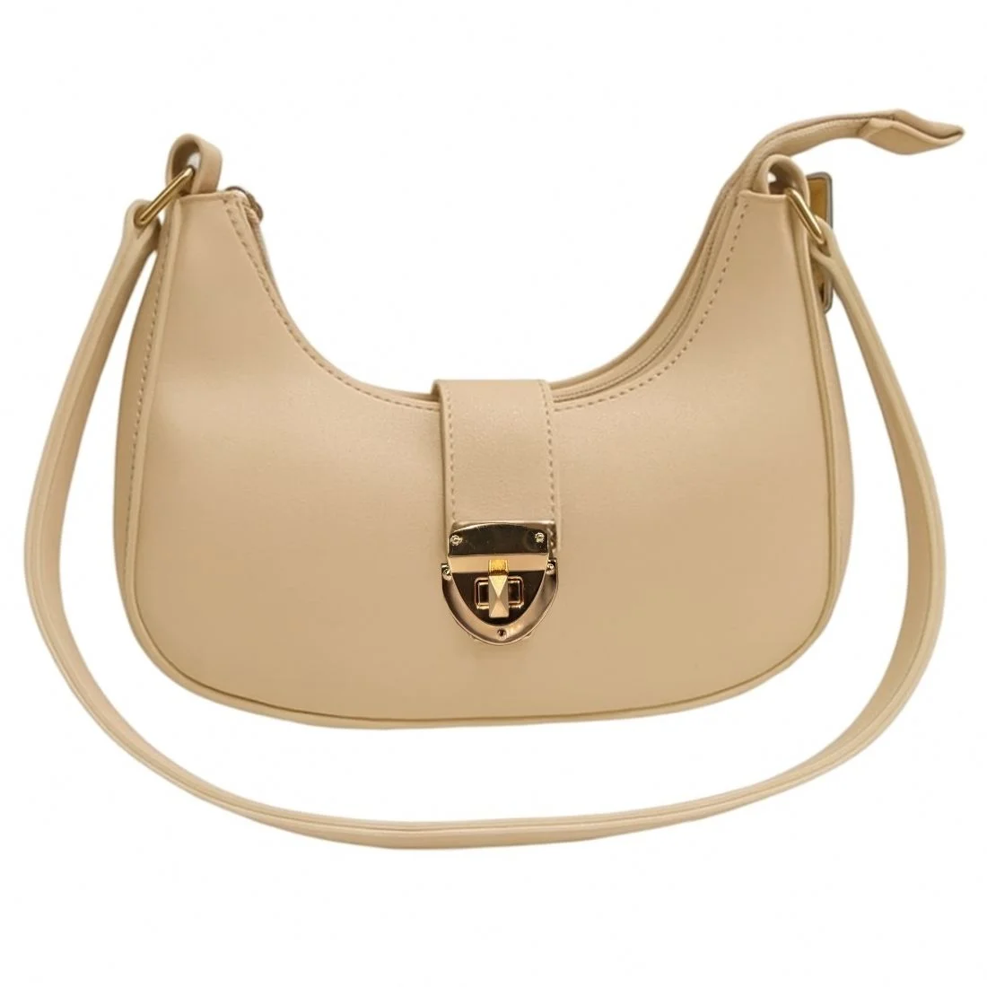 ProductImage-2025-08-23T175845.127_1755954240.webp Crescent Leather Luxury Shoulder Bag for Women | Skin Color
