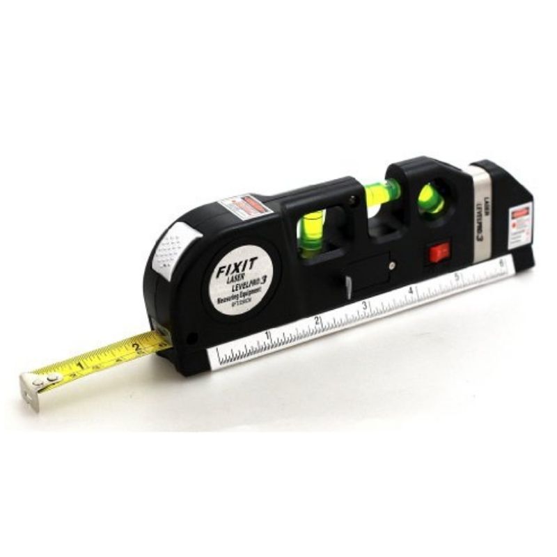 ProductImage17_1753448247.jpg Laser Level Pro3 Multipurpose Tool | Vertical, Cross Line & Measuring Tape with Rulers - Image 5