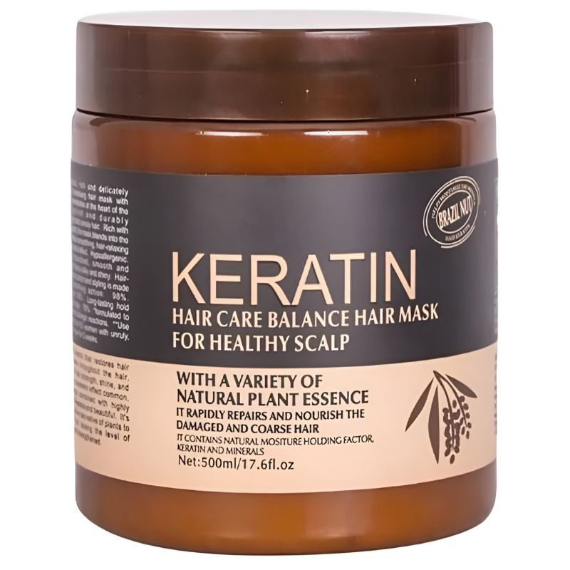 ProductSize10_1752752938.jpg Brazil Nut Keratin Hair Mask 500ml | Nourishing, Strengthening & Smoothing Hair Treatment