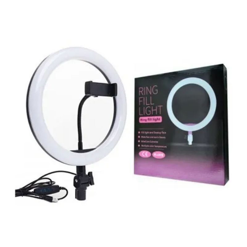 10-Inch Ring Light Kit + 7 Ft Ring Light Stand | LED Photography & Video Lighting Set - Image 3