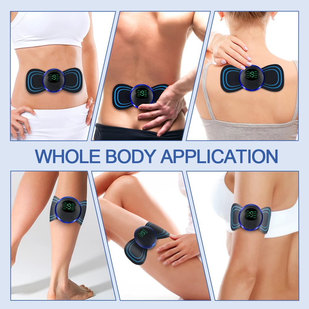S41f7c39fcac9468aa2dc3f374b7f0db1C_1726837050.webp EMS Butterfly Portable Neck Massager | Mini Full-Body Muscle Relaxer