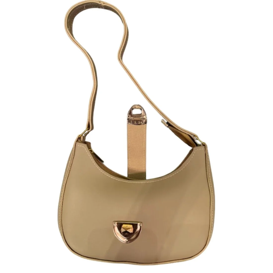 Untitleddesign14_1756470735.webp Crescent Leather Luxury Shoulder Bag for Women | Skin Color - Image 2