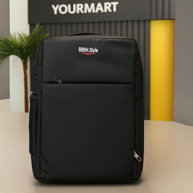 Untitleddesign46_1756559881.webp Slim Business Laptop Backpack | Lightweight Travel & Office Bag with Multi-Pockets | Black - Image 3
