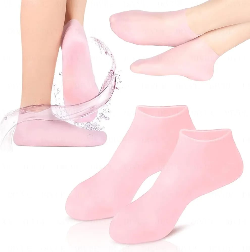 WhatsAppImage2024-10-14at12.15.49_1728909993.jpg Silicone Jelly Socks | Ultra-Moisturizing Gel Foot Care & Spa Therapy | Without Box - Image 2