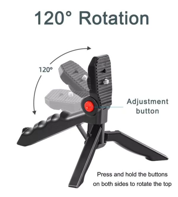 ay-49-video-making-kit-vlogging-tripod-triple-band-light-2_1726924349.jpg AY-49 Video Making Kit | All-in-One Vlogging Tripod with Wireless Remote, Microphone, LED Light & Mobile Holder - Image 6