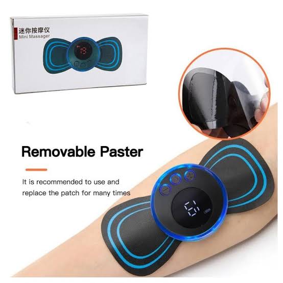 ems-butterfly-portable-_1726837050.jpg EMS Butterfly Portable Neck Massager | Mini Full-Body Muscle Relaxer - Image 6