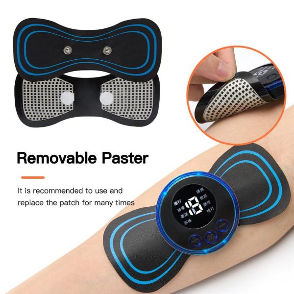 ems-butterfly-portable-neck-massager-gym-exercise-for-men-and-women-2-3_1726837050.jpg EMS Butterfly Portable Neck Massager | Mini Full-Body Muscle Relaxer - Image 4
