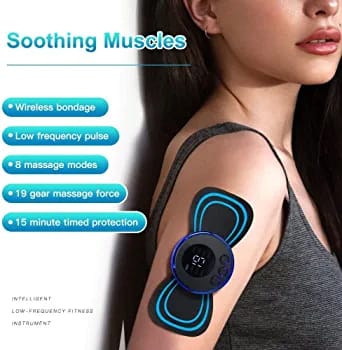 ems-butterfly-portable-neck-massager-gym-exercise-for-men-and-women-2-5_1726837050.jpg EMS Butterfly Portable Neck Massager | Mini Full-Body Muscle Relaxer - Image 3