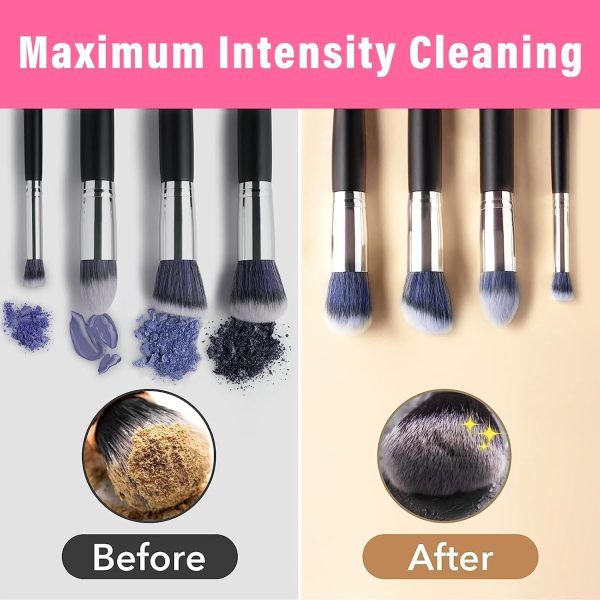 makeup-brush-cleaner-machine-electric-makeup-brush-cleanerrandom-color-3_1730534833.jpg Electric Makeup Brush Cleaner Machine | Automatic USB Rechargeable Brush Washer | Gentle Silicone Cleaning - Image 6