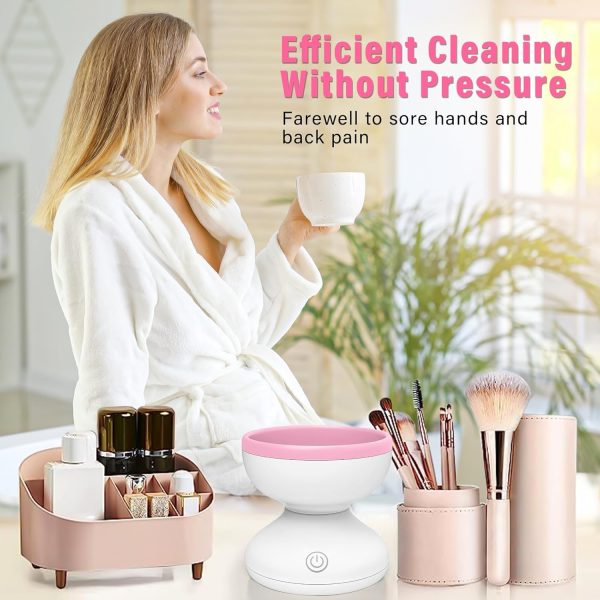 makeup-brush-cleaner-machine-electric-makeup-brush-cleanerrandom-color-8_1730534833.jpg Electric Makeup Brush Cleaner Machine | Automatic USB Rechargeable Brush Washer | Gentle Silicone Cleaning