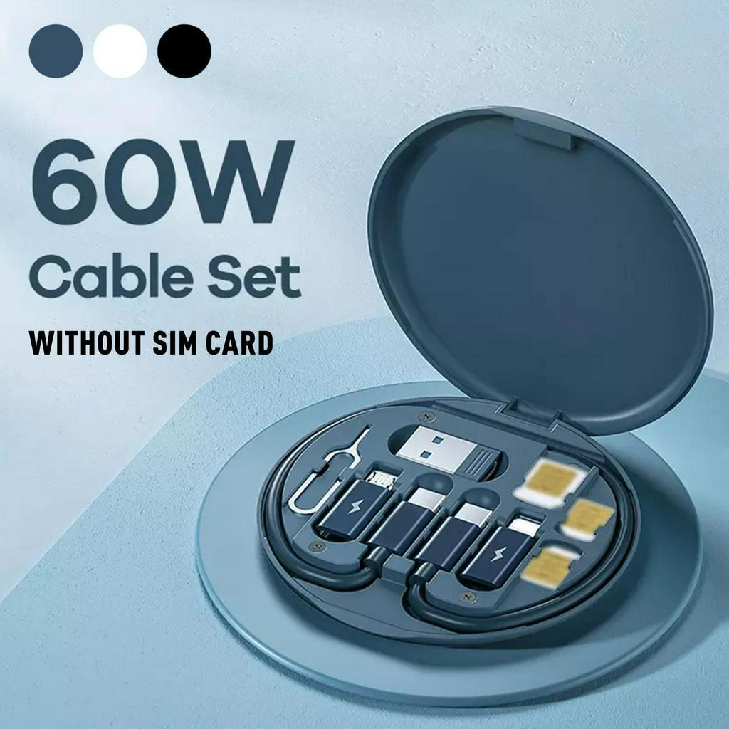 New Data Cable Storage Box | 60W Fast Charging | Multifunctional Mobile Phone Holder & Organizer - Image 8