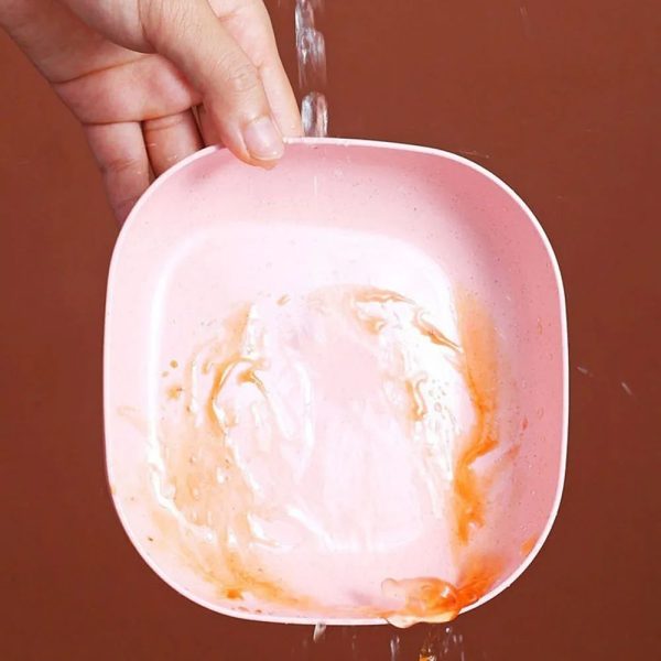 Food Grade Plastic Dining Plates | 10 pcs Elliptical Spit Bone Plate Set - Image 3