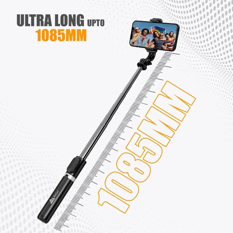 NeePho P170S Selfie Stick Tripod | Extendable , Bluetooth Remote Mount | Durable Metal Build & Lightweight Design - Image 4