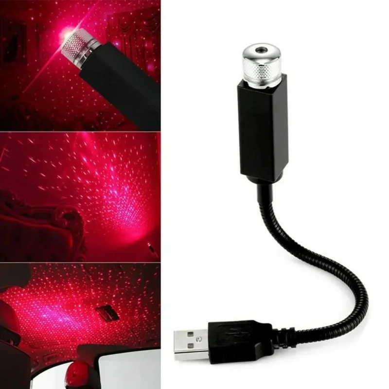 LED Galaxy Star USB Decoration Light | Starry Laser Projector Night Light & Car - Image 7