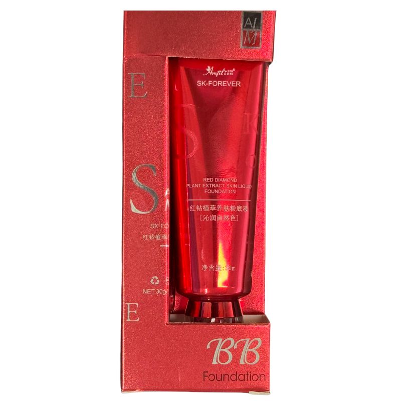 BB Waterproof Liquid Foundation | Full Coverage, Matte Finish, Long-Lasting, Oil-Control | 30g - Image 2