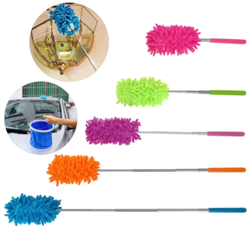 Flexible Micro-Fiber Duster With Telescopic Stainless Steel Handle | Fan & Home Cleaning - Image 7