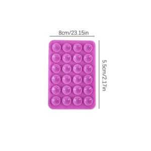 Stick & Grip Suction Cup Phone Holder | Reusable Silicone Pad