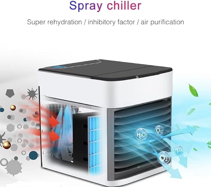 Arctic Air Ultra 3-in-1 Mini USB Portable Air Cooler | Personal Evaporative AC with LED Night Light Office Travel - Image 5
